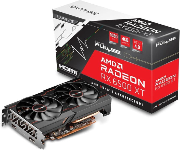 Sapphire RX 6500 XT Pulse 11314-01-20G 64 Bit GDDDR6 4 GB Ekran Kartı