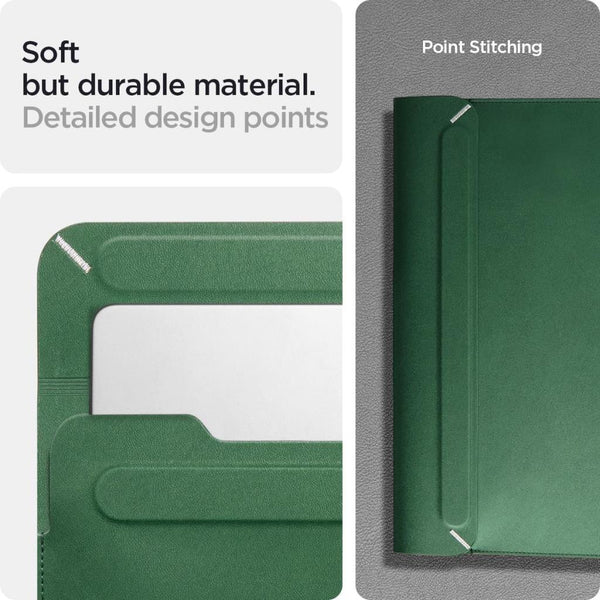 Spigen 16'' / 15'' MacBook & Notebook Laptop Taşıma Çantası Valentinus S JeJu Green