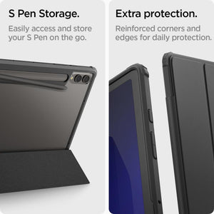 Spigen Galaxy Tab S10 Plus / Tab S9 Plus Kılıf Ultra Hybrid Pro Black