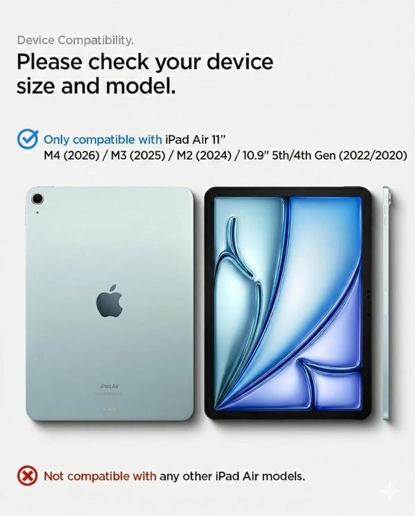 Spigen iPad Air 11'' M4 (2026)/M3 (2025)/M2 (2024)/Air 10.9'' (2022/2020) ile Uyumlu Kılıf Urban Fit
