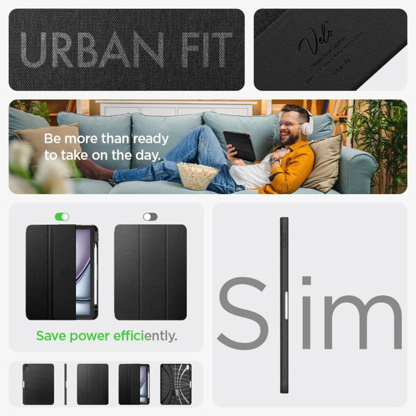 Spigen iPad Air 11'' M4 (2026)/M3 (2025)/M2 (2024)/Air 10.9'' (2022/2020) ile Uyumlu Kılıf Urban Fit