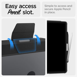 Spigen iPad Air 13'' M4 (2026)/M3 (2025)/M2 (2024) ile Uyumlu Kılıf Ultra Hybrid Pro Black