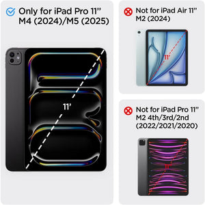Spigen iPad Pro 11'' M5 (2025) / 11'' M4 (2024) Kılıf Air Skin Pro Black