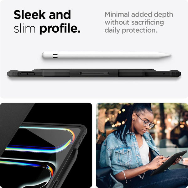 Spigen iPad Pro 11'' M5 (2025) / 11'' M4 (2024) Kılıf Air Skin Pro Black