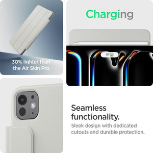Spigen iPad Pro 11'' M5 (2025) / 11'' M4 (2024) Kılıf Air Skin Pro Gray