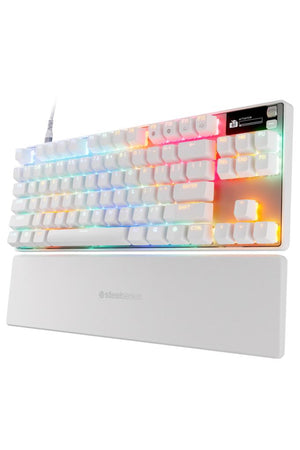 SteelSeries Apex Pro TKL Gen 3 Beyaz RGB OmniPoint Switch Kablolu Mekanik Oyuncu Klavyesi Teşhir