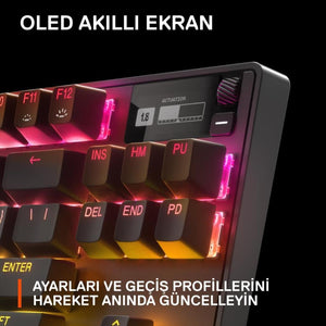 SteelSeries Apex Pro TKL RGB İngilizce Kablolu Mekanik Oyuncu Klavyesi