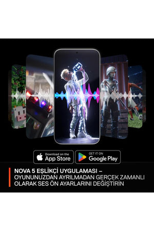 SteelSeries Arctis Nova 5 Beyaz Kablosuz Kulak Üstü Oyuncu Kulaklığı