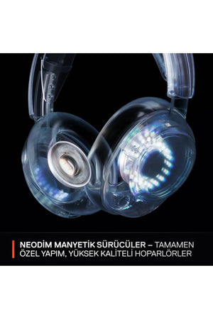 SteelSeries Arctis Nova 5 Beyaz Kablosuz Kulak Üstü Oyuncu Kulaklığı