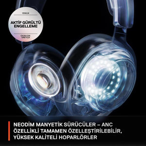 SteelSeries Arctis Nova Pro Beyaz Kablolu/Kablosuz Kulak Üstü Oyuncu Kulaklığı