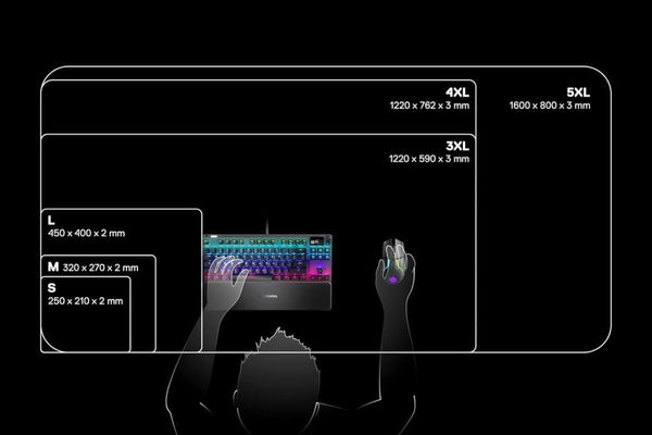 steelseries QcK 3XL Oyuncu Mousepad, Oyun Sensörleri İçin Optimize Edilmiştir