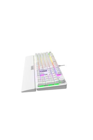 Throne Lumina K1 Argb Red Switch - Makro Yazılım - Bilek Desteği - Full Anti-Ghosting 104 Tuşlu Mekanik Klavye Teşhir