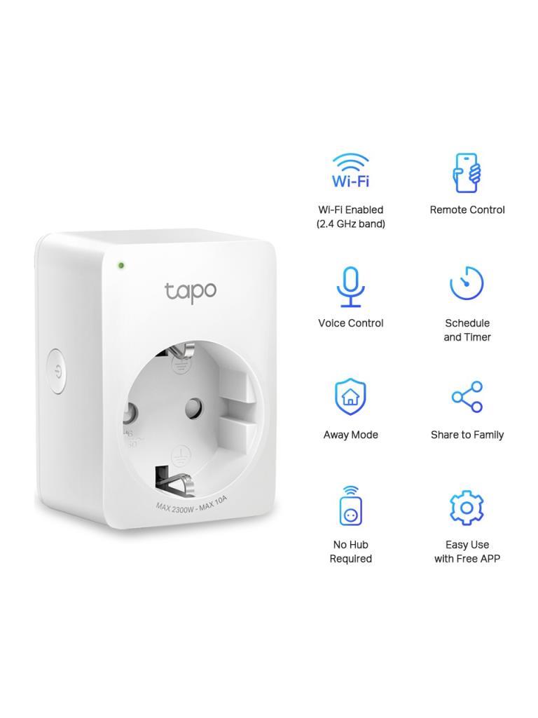 TP-Link Tapo P100 Mini Wi-Fi 2'li Akıllı Priz