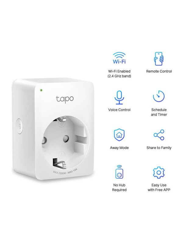 TP-Link Tapo P100 Mini Wi-Fi 2'li Akıllı Priz