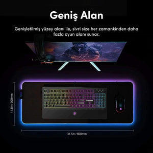 Tronsmart Spire RGB Oyuncu Mouse Pad