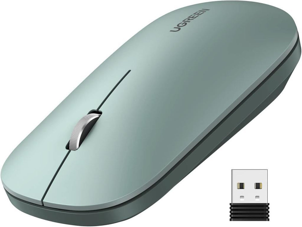 UGREEN Kablosuz Fare, 2,4 Ghz Usb Bağlantısı, Maks. 4000 Dpi, 18 Ay Pil Ömrü. Pc, Mac, Dizüstü Bilgisayar, Windows 11, 10, 8.1, 7, Macos, Linux Ile Uyumlu (Yeşil) Outlet