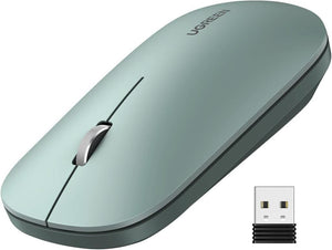 UGREEN Kablosuz Fare, 2,4 Ghz Usb Bağlantısı, Maks. 4000 Dpi, 18 Ay Pil Ömrü. Pc, Mac, Dizüstü Bilgisayar, Windows 11, 10, 8.1, 7, Macos, Linux Ile Uyumlu (Yeşil) Outlet