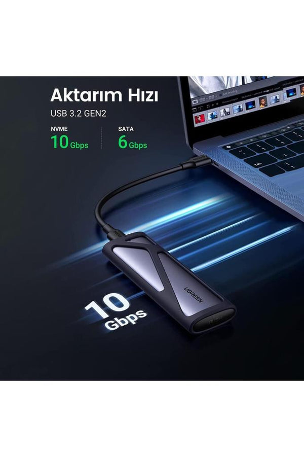 Ugreen M.2 NVMe NGFF USB-C 3.2 Gen2 Kutusu