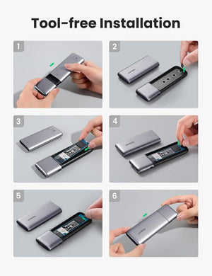 UGREEN 10902 Type-C M.2 SSD Harddisk Kutusu