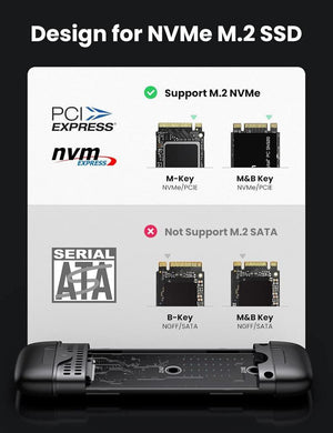 Ugreen M.2 NVME NGFF USB-C 3.2 Gen2 10Gbps Disk Kutusu - Outlet