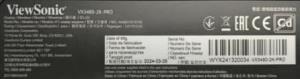 ViewSonic VX3480-2K-PRO 34" 1 ms WQHD Pivot 165 Hz Oyuncu Monitörü