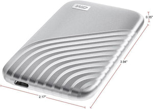 Western Digital My Passport 1 TB WDBAGF0010BSL 2.5" SSD USB-C 3.2 Gümüş Taşınabilir Disk