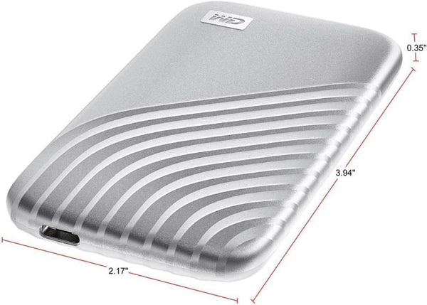 Western Digital My Passport 1 TB WDBAGF0010BSL 2.5" SSD USB-C 3.2 Gümüş Taşınabilir Disk
