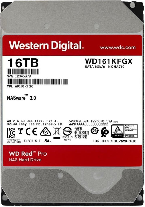 WD Red Pro 16TB 7200RPM HDD Teşhir